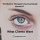 What Clients Want