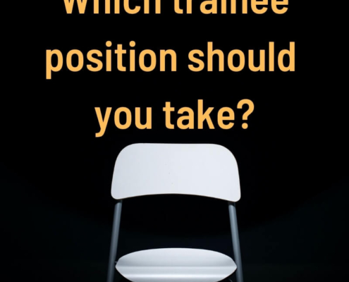 Which trainee position should you take?