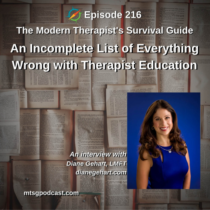 An Incomplete List of Everything Wrong with Therapist Education