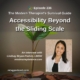 Photo ID: A plant growing out of a pile of coins with a photo of Lindsay Bryan-Podvin to one side and text overlay "Episode 236: How to Be Accessible Beyond the Sliding Scale, An Interview by Lindsay Bryan-Podvin, LMSW, mindmoneybalance.com"