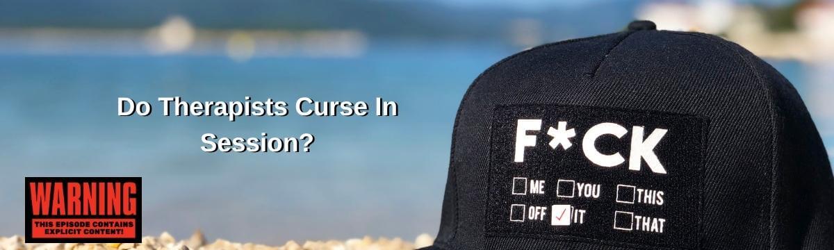 Photo ID: A hat sitting on the beach with an expletive on it with one letter replaced with a star and text overlay 