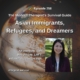 Photo ID: A globe of the earth with a photo of Soo Jin Lee to one side and text overlay "Episode 258: Asian Immigrants, Refugees, and Dreamers: An Interview with Soo Jin Lee, LMFT"