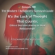 Photo ID: Two translucent faces, one teal one red with text overlay "Episode 288 It’s the Lack of Thought That Counts: Ethical Decision Making in Dual Relationships. A continuing education podcourse!"