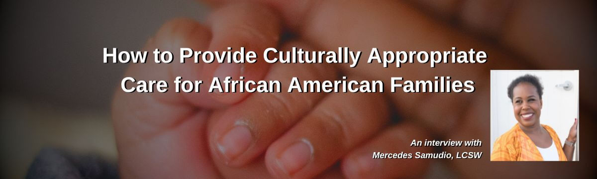Photo ID: An African American baby's hand holding an African American adult's finger with a picture of Mercedes Samudio to one side and text overlay 