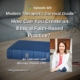 Photo ID: A Holy Bible laying on a table with text overlay "Episode 320: How Can You Create an Ethical Faith-Based Practice? An Interview with Whitney Owens, LPC"
