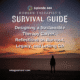 Image: Podcast cover for The Modern Therapist’s Survival Guide, Episode 444. The title reads: “Designing a Sustainable Therapy Career: Reflections on Burnout, Legacy, and Letting Go.” The background shows a silhouette of a person standing on a beach at sunset, with a vivid, colorful sky. The episode number appears at the top, and the website "mtsgpodcast.com" is listed at the bottom.